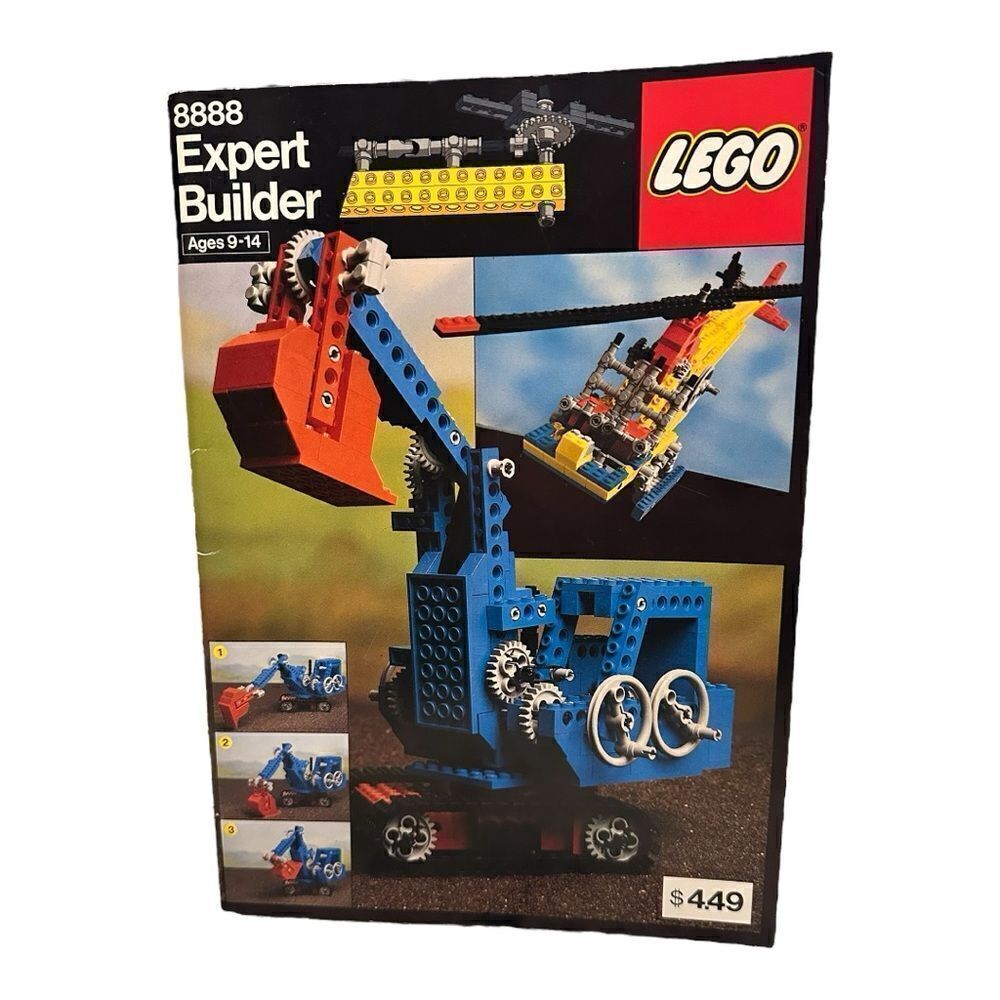 LEGO Vintage 1980 Expert Builder Series 8888 Instruction Book Excellent Rare